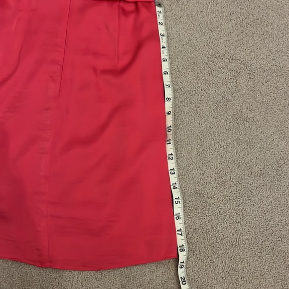 BCBG Max Azria Palais One Shoulder Dress - Begonia /Pink - Size 4 - Picture 13 of 16